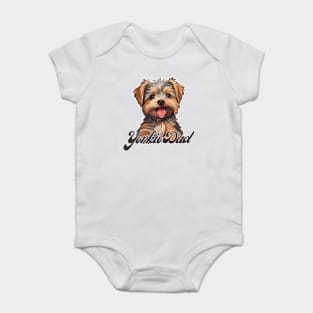 Yorkie Dad T-Shirt - Dog Lover Gift, Pet Parent Apparel Baby Bodysuit